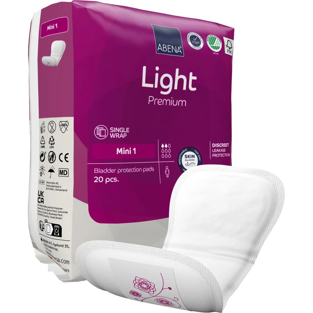 Light Mini 1 Inkontinensbeskyttelse | 20 stk v:4479252